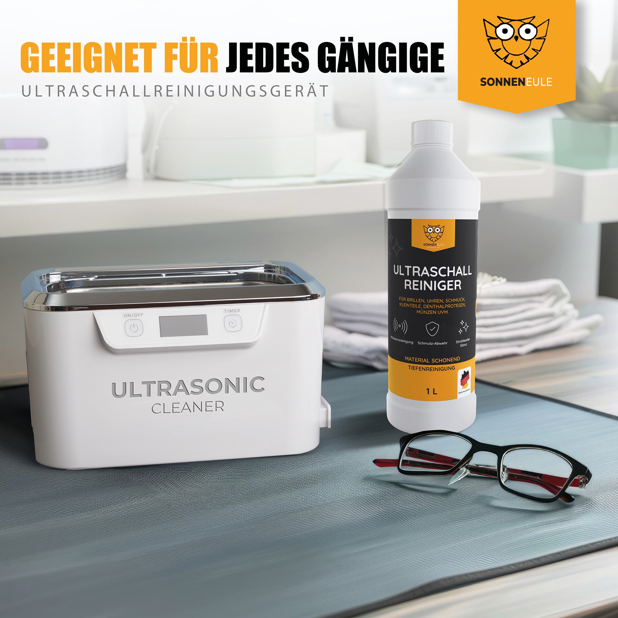 Sonneneule Ultraschallreiniger Set 1